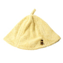 Pile embroidered sauna hat