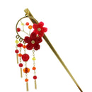 Cherry blossom single hairpin
