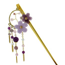 Cherry blossom single hairpin