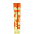 Wajima chopsticks with a Japanese pattern, plum blossom and tortoise shell design 