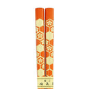 Wajima chopsticks with a Japanese pattern, plum blossom and tortoise shell design 