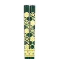 Wajima chopsticks with a Japanese pattern, plum blossom and tortoise shell design 
