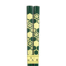 Wajima chopsticks with a Japanese pattern, plum blossom and tortoise shell design 