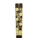 Wajima chopsticks with a Japanese pattern, plum blossom and tortoise shell design 