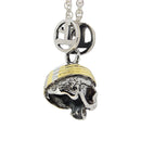 村上水軍髑髏根付‐元吉