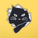 和柄刺繍ワッペン‐障子猫