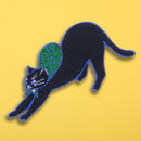 和柄刺繍ワッペン‐泥棒猫