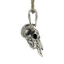 Flower skeleton netsuke - sheep 