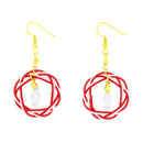 Traditional Mizuhiki Earrings - Aioi Musubi 