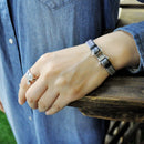 Iga Kumihimo Striped Bracelet/Women's 