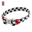 Iga Braided Houndstooth Bracelet/Women's 