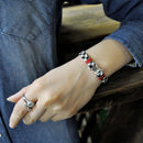 Iga Braided Houndstooth Bracelet/Women's 