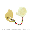 木彫帯飾板‐鶯