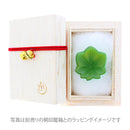 練切和菓子帯留め‐紅葉