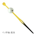 Colorful and glossy jeweled hairpin - Odama