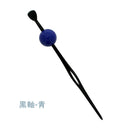Colorful and glossy jeweled hairpin - Odama