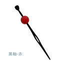 Colorful and glossy jeweled hairpin - Odama