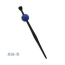 Colorful and glossy jeweled hairpin - Kodama