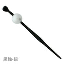 Colorful and glossy jeweled hairpin - Kodama