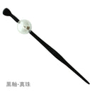 Colorful and glossy jeweled hairpin - Kodama