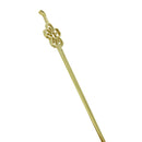 Flower Pattern Flat Hairpin - Cherry Blossom/Brass