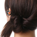Camellia Glass Bead Hairpin