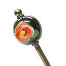Camellia Glass Bead Hairpin
