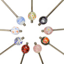 Camellia Glass Bead Hairpin
