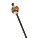 Lotus and Goldfish Glassfly Bead Hairpin