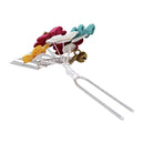 <Traditional Thumb Hairpin> Shichigosan Tama Ume Kanzashi