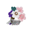 <Traditional Thumb Hairpin> Shichigosan Tama Ume Kanzashi