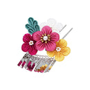 <Traditional Thumb Hairpin> Shichigosan Tama Ume Kanzashi