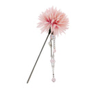 Morning dew ball chrysanthemum single hairpin / peach