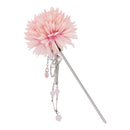 Morning dew ball chrysanthemum single hairpin / peach
