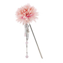 Morning dew ball chrysanthemum single hairpin / peach