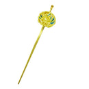 Kutani ware single hairpin – chrysanthemum