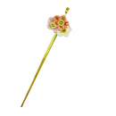 Kutani ware single hairpin – plum blossom