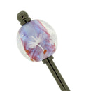 Dandelion fluff glass bead hairpin