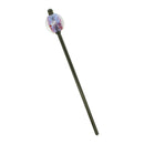 Dandelion fluff glass bead hairpin