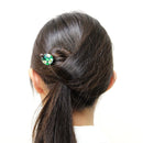 Queen Orchid Glass Bead Hairpin