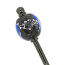 Summer large triangular glass bead hairpin