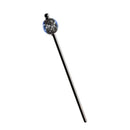 Summer large triangular glass bead hairpin