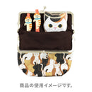 がま口化粧袋‐三毛猫