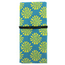 Hairpin bag - Chrysanthemum circle/green
