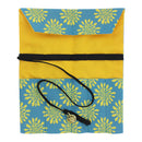 Hairpin bag - Chrysanthemum circle/green