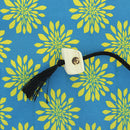 Hairpin bag - Chrysanthemum circle/green