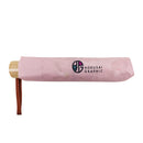 Japanese Textile Three-Folding Umbrella - White and Brown Cat 
