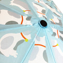 Japanese Pattern Textile Three-Folding Umbrella - Mackerel and Tabby Cat 