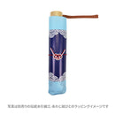 Japanese Pattern Textile Three-Folding Umbrella - Mackerel and Tabby Cat 