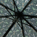 Japanese-patterned textile three-fold umbrella - Novelty Komon/Yotou Usukemuri